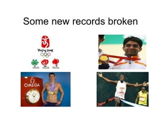 Some new records broken 