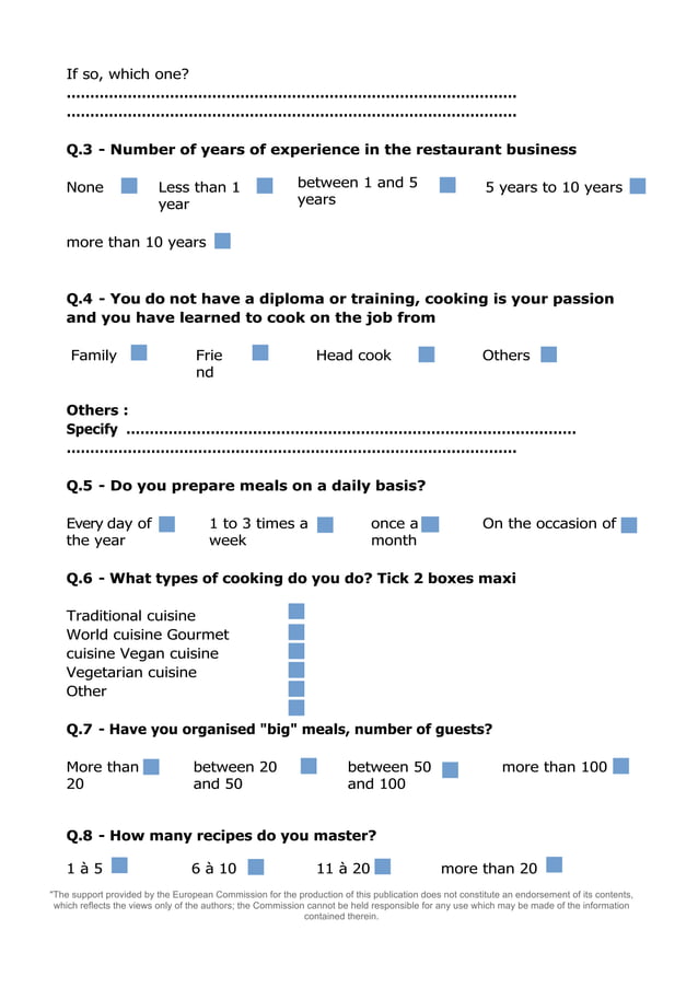 Kus Pro: Introduction - Positioning questionnaire | PDF