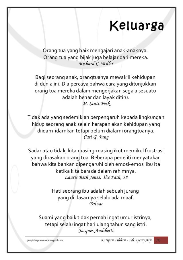 Gratis Unduh Gambar Kutipan Pilihan Pdt Gerry Atje Final Terkeren oleh Katacinta.co