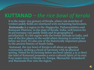 Kuttanad real presentation | PPT