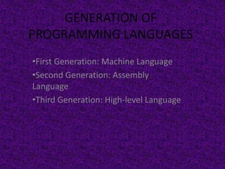 INTRODUCTION TO COMPUTERS | PPT