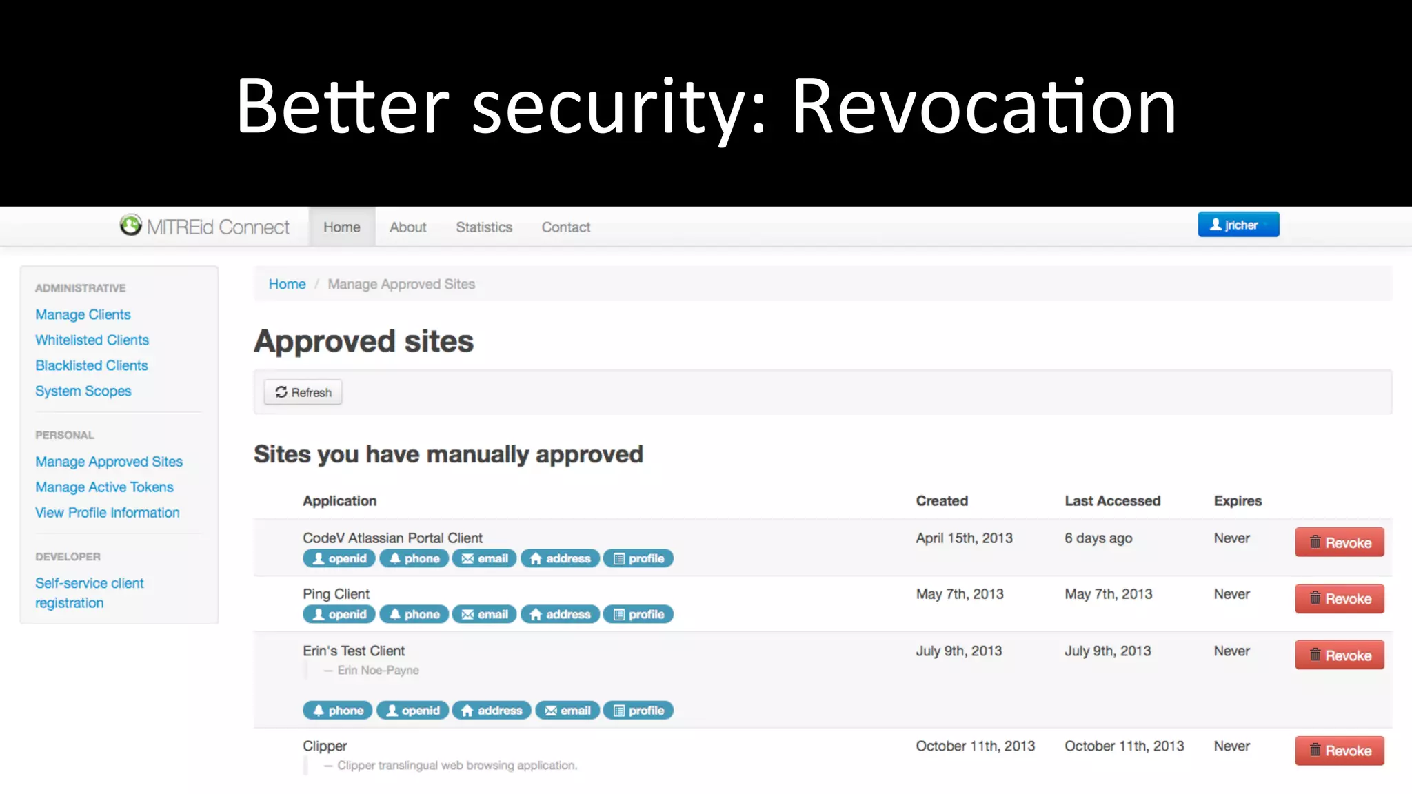 Beaer	
  security:	
  Revoca3on	
  
 