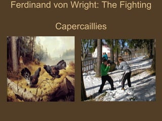 Ferdinand von Wright: The Fighting

          Capercaillies
 