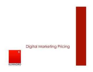 Digital Marketing Pricing
 