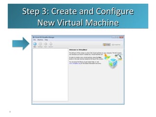 Step 3: Create and Configure
New Virtual Machine
4