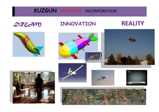 KUZGUN AEROSPACE INCORPORATION
DREAM INNOVATION REALITY
 