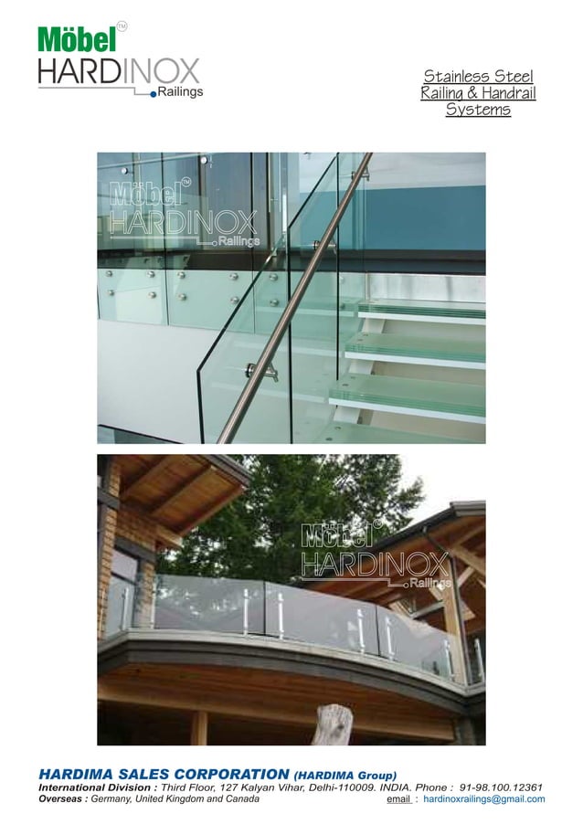 KV Hardinox Railings with Glass Catalog ver 14 PDF