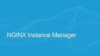 NGINX Instance Manager
 
