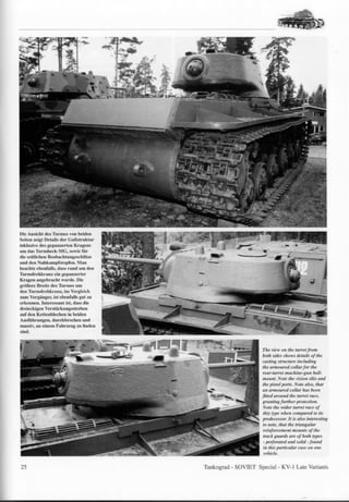 K V 1 Soviet Heavy Tank Of W W I I Late Variants | PDF