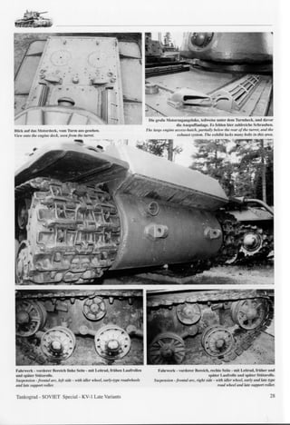 K V 1 Soviet Heavy Tank Of W W I I Late Variants | PDF
