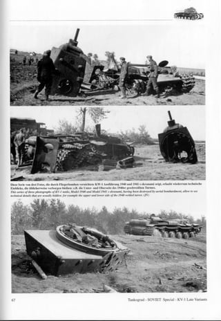 K V 1 Soviet Heavy Tank Of W W I I Late Variants | PDF