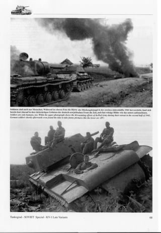 K V 1 Soviet Heavy Tank Of W W I I Late Variants | PDF