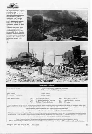 K V 1 Soviet Heavy Tank Of W W I I Late Variants | PDF