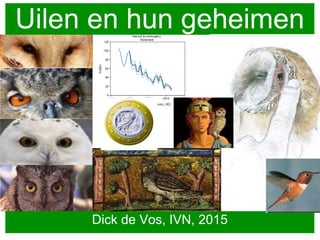 Uilen en hun geheimen
Dick de Vos, IVN, 2015
 
