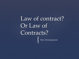 Scope of Law of Contract | PPTX