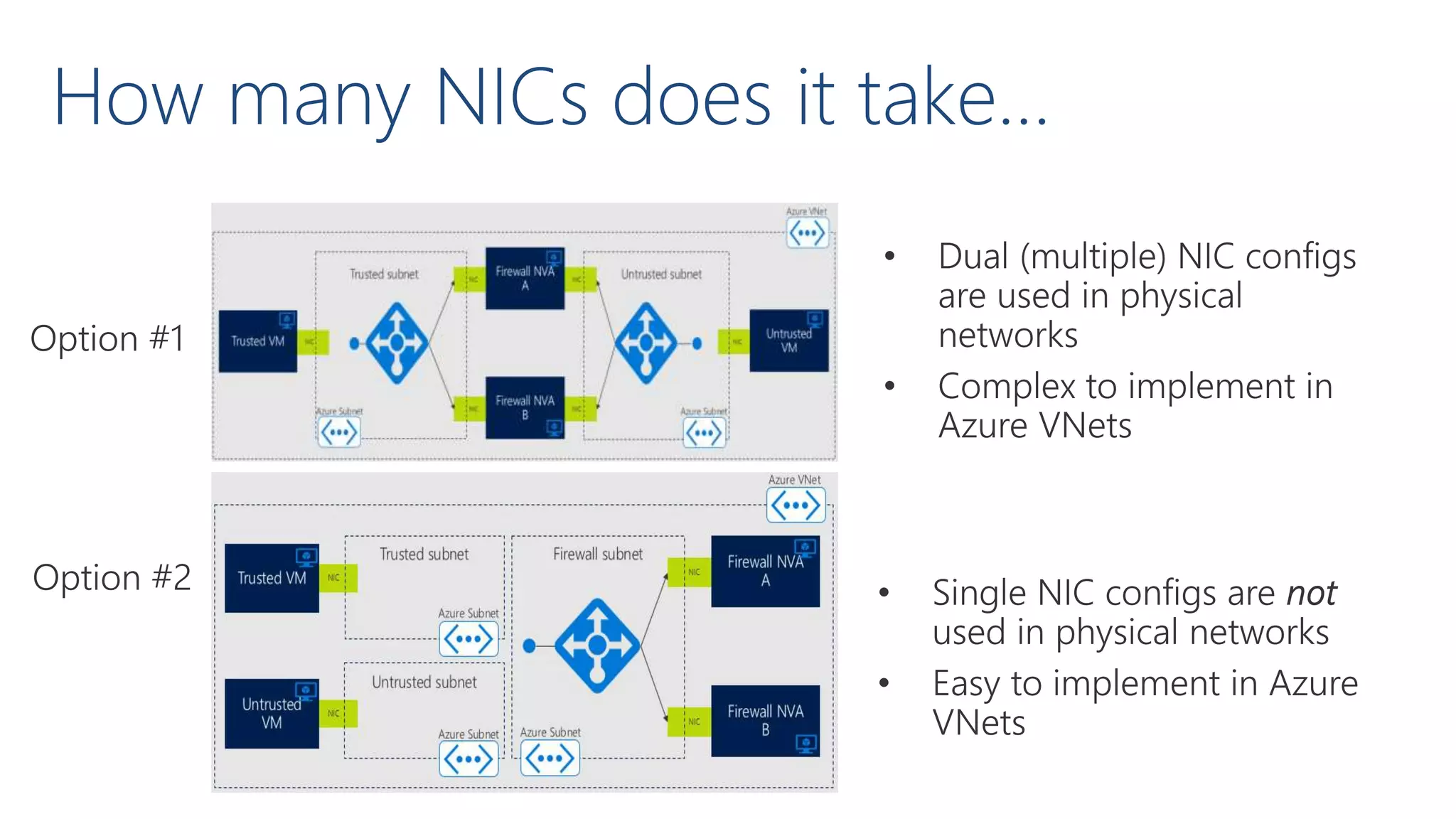 How many NICs does it take…
 
