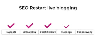 SEO Restart live blogging
Najlepší Linkuchtivý Dosah linkerati Hladí ego Podporovaný
 