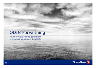 Kvartalspresentasjon for SpareBank 1 Gruppen - Q2-2012