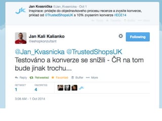 Jan Kvasnička: Optimalizace objednávkového procesu (Shopcamp 2014)