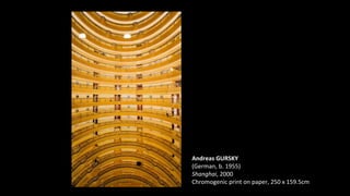 Andreas GURSKY
(German, b. 1955)
Shanghai, 2000
Chromogenic print on paper, 250 x 159.5cm
 