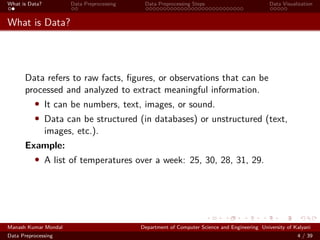 Introduction to Data Preprocessing for Machine Learning | PDF