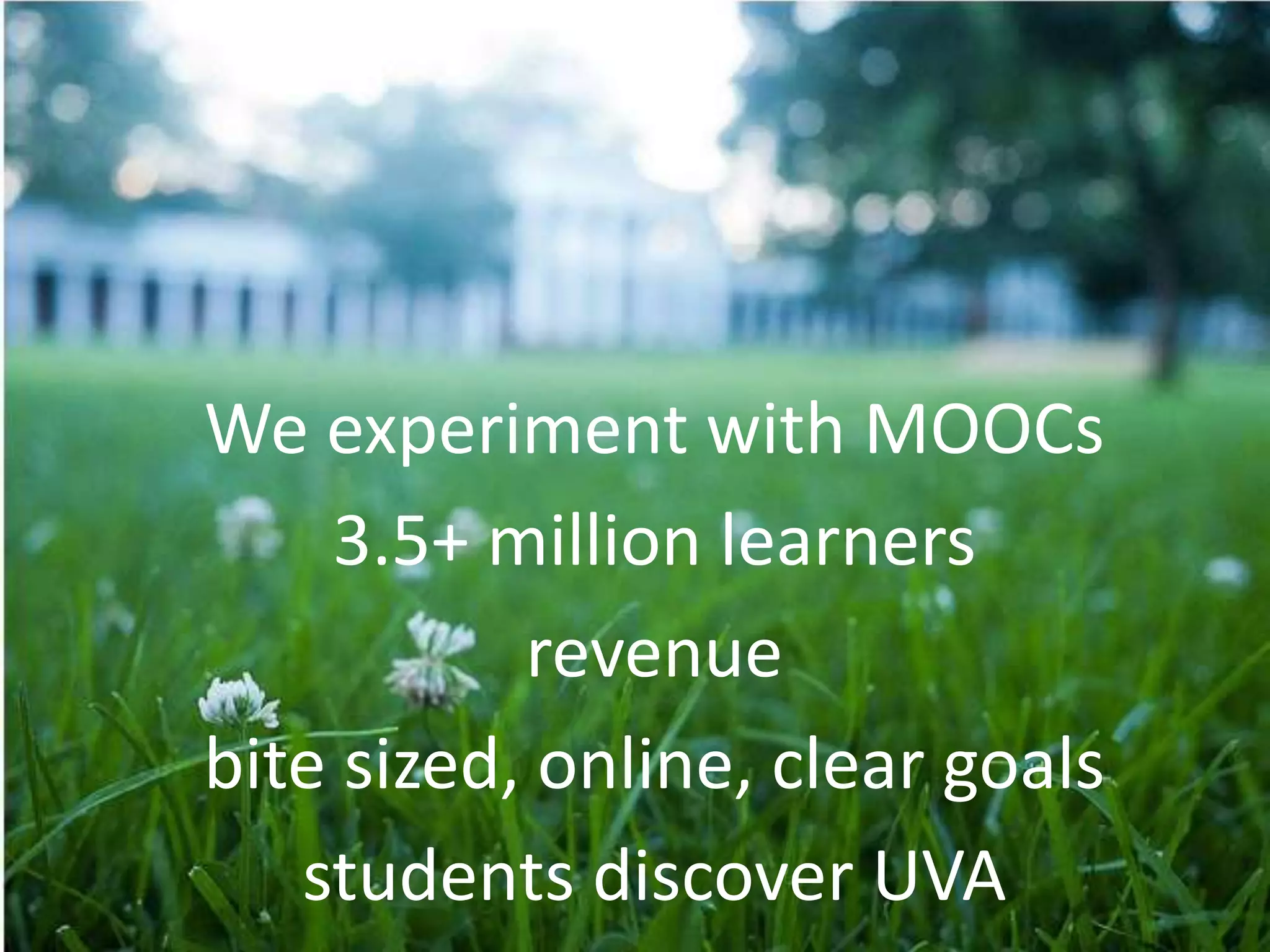 Zhdan found UVA and is now full
time student at Darden