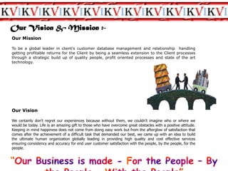  Streamlining  company’s recruitment function		Focus on core HR activitiesDestination India Talent-enriched  country			Expertise in global strategies