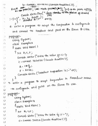 Learn C# - C# .NET Tutorial PDF by Industry Expert