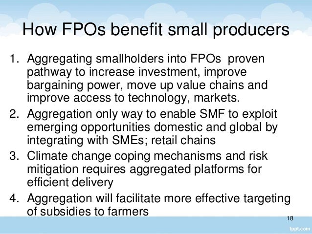 Opportunities For Farmer Producers Organizations In Tamil Nadu