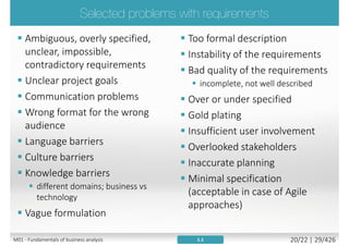M01 - Fundamentals of requirement engineering 20/27 | 29/523
 