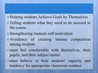 Role of teachers and parents in extrinsic motivation | PPTX
