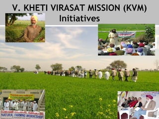 V. KHETI VIRASAT MISSION (KVM) Initiatives Add pictures 