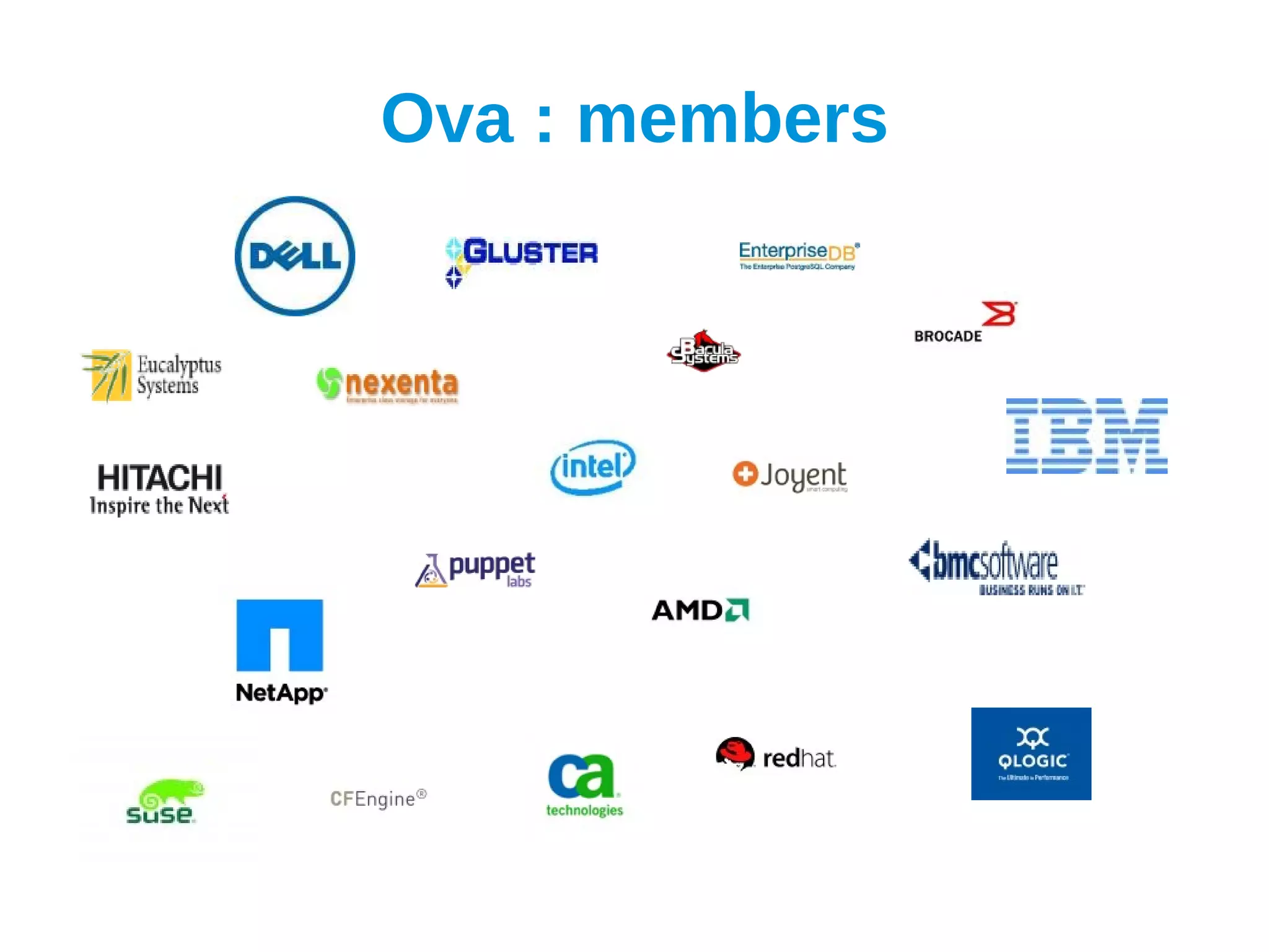 Ova : members
 