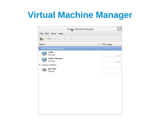 Virtual Machine Manager
 