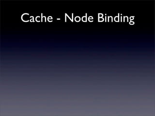 Cache - Node Binding

 
