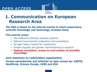 Pilot on Open Research Data in H2020 
Types of data concerned: 
• 
Data needed to validate the results presented in scient...