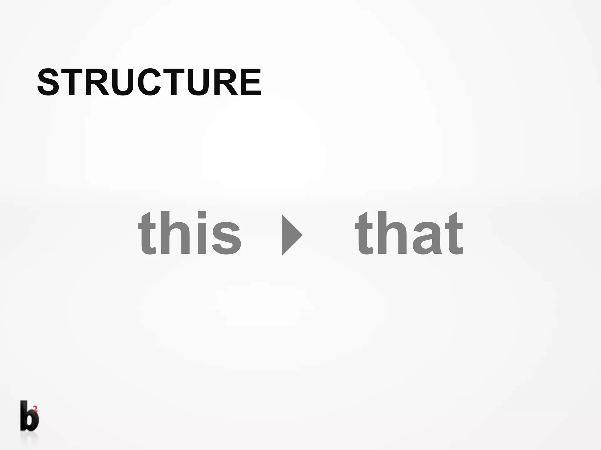STRUCTUREthis   that