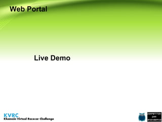 Web Portal

Live Demo

 