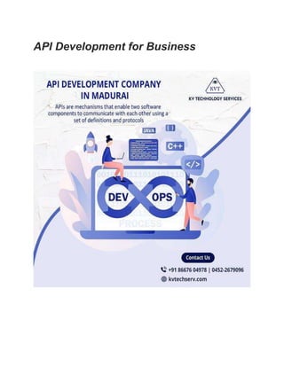 API Development for Business
 