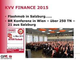 KVV Finance 2015 - GPA-djp Salzburg Aktionen BRs