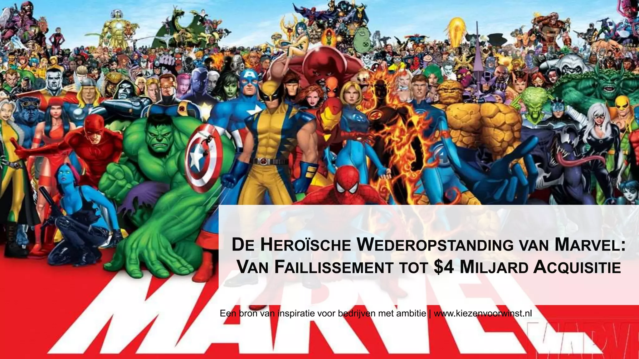 Kiezen voor Winst - De Heroïsche Wederopstanding van Marvel: Van Fail…