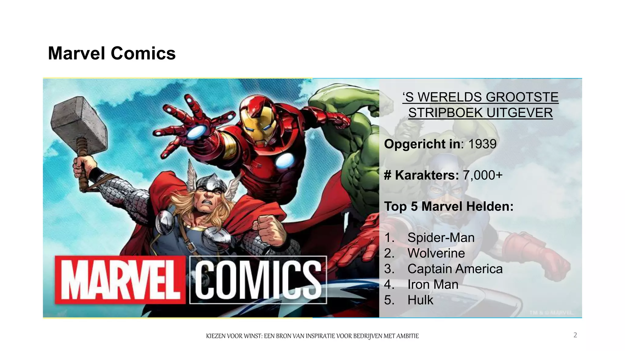 Kiezen voor Winst - De Heroïsche Wederopstanding van Marvel: Van Fail…
