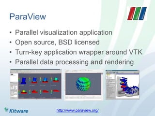 Big data visualization frameworks and applications at Kitware | PDF