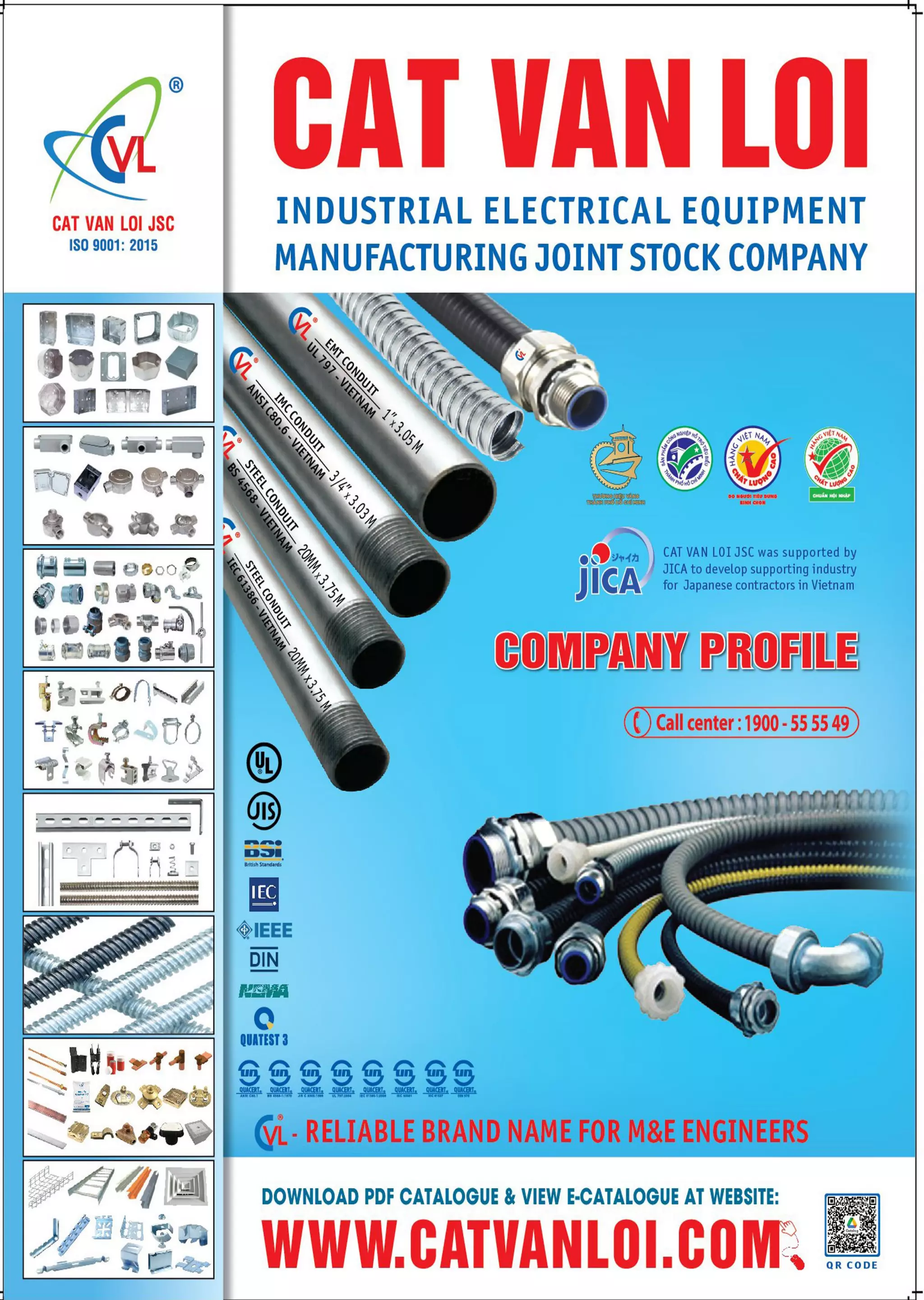 Cat Van Loi Company Profile G.I Steel Conduit Electrical wire mesh