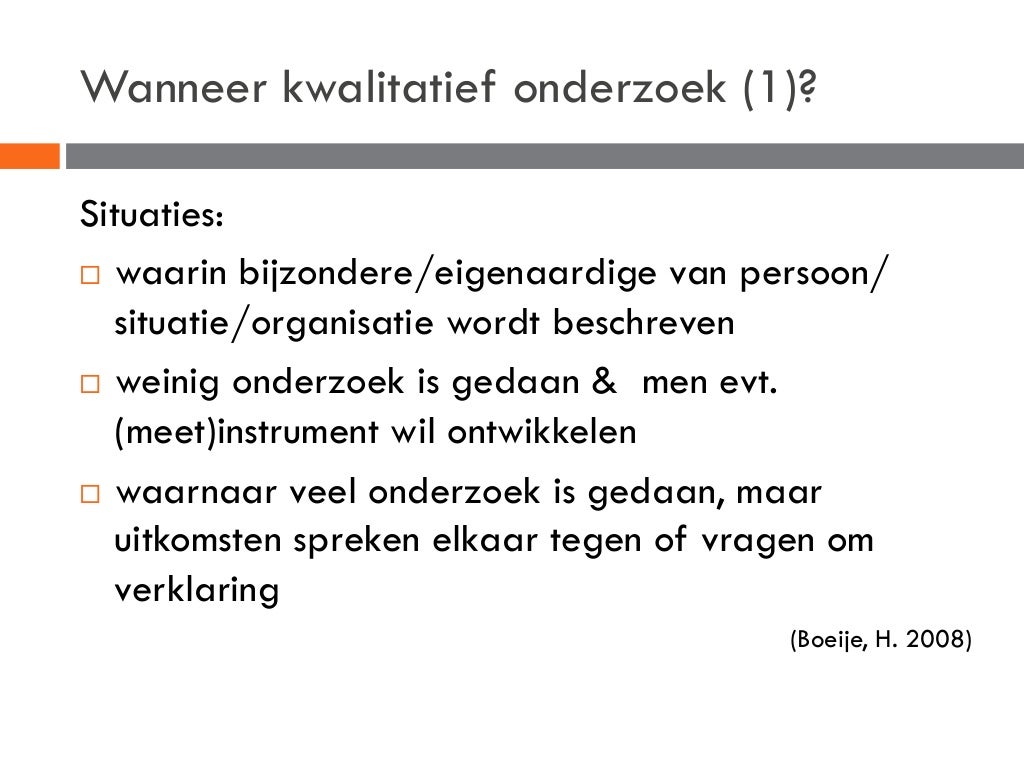 Kwalitatief onderzoek