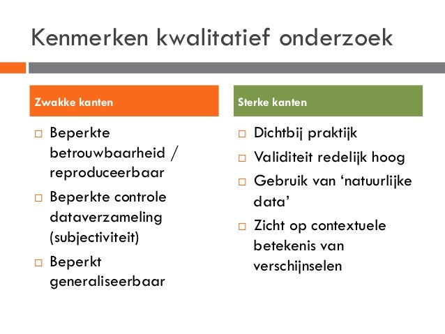 Kwalitatief onderzoek