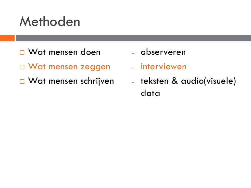 Kwalitatief onderzoek