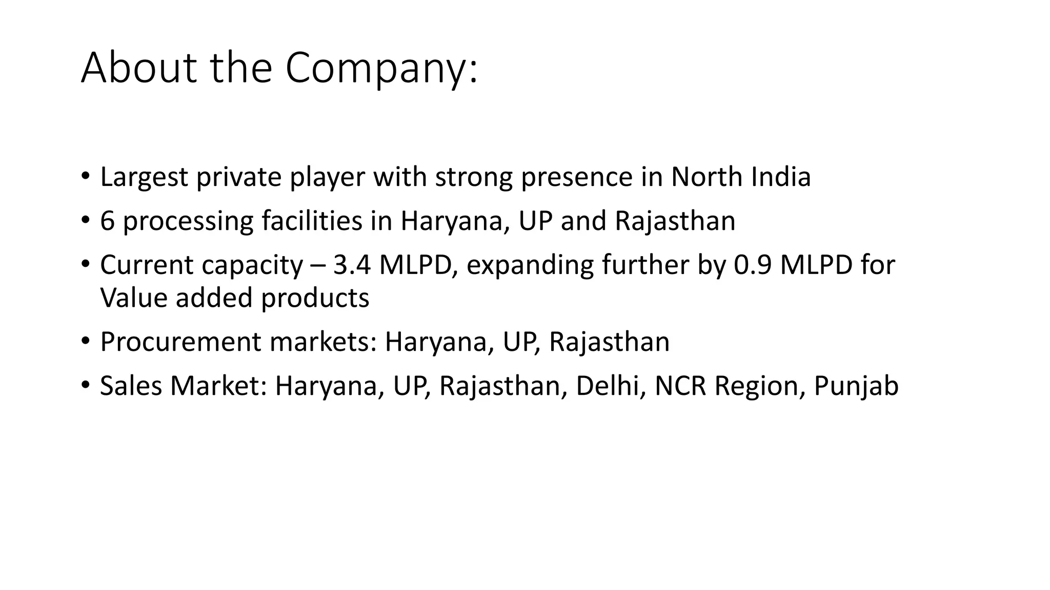 Kwality limited presentation by Market Hub Research Department PPT