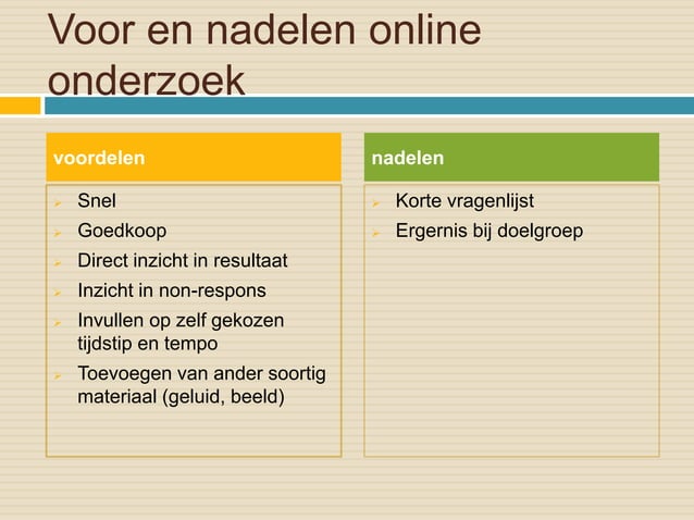 Kwantitatief onderzoek | PPTX