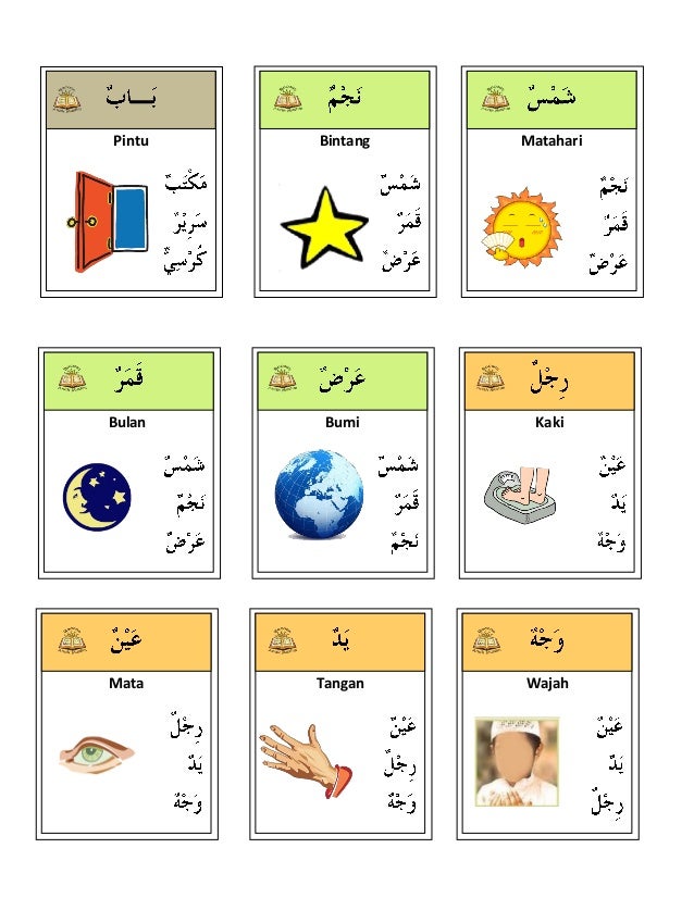  bahasa  arab  dengan gambar  Kwartet arabiyyah 
